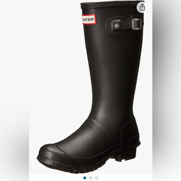 Hunter Shoes Hunter Boots Kids Tall Matte Black F5 M4 Poshmark